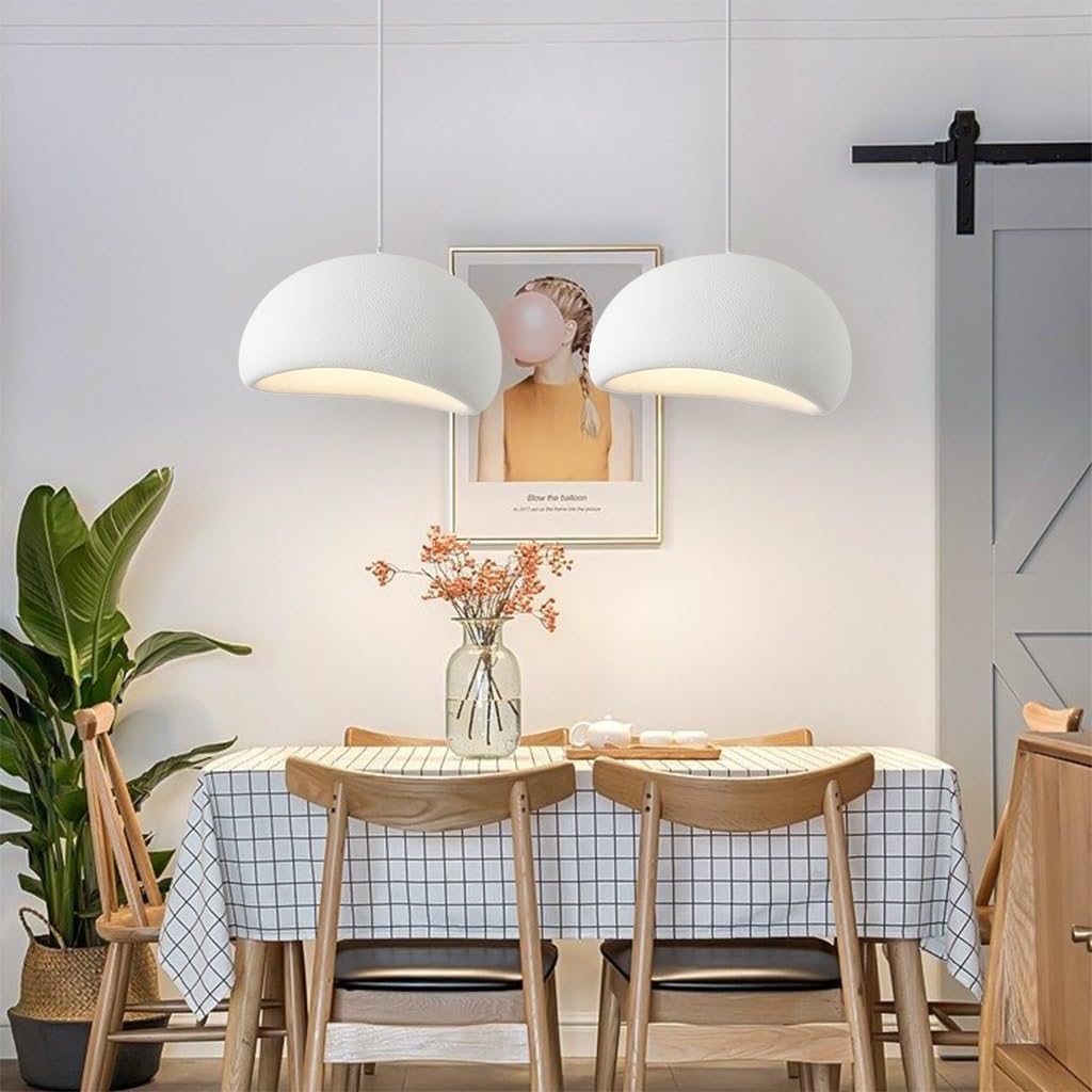 Wabi Sabi Hanglamp Grijs wit led lamp 30 tot 60 cm