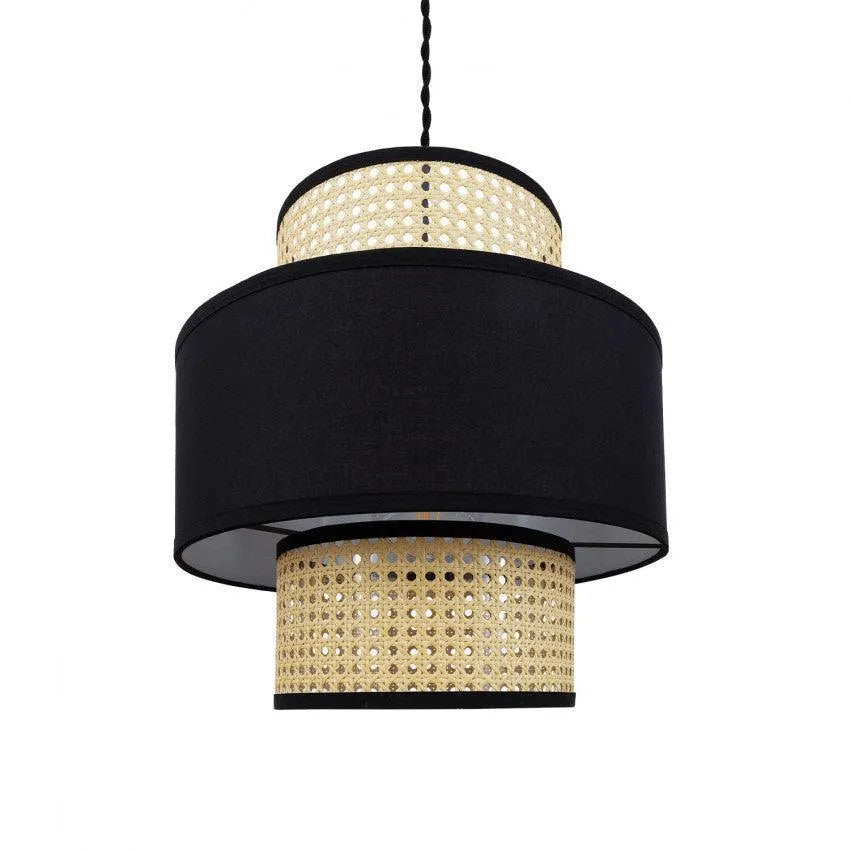 Hanglamp modern bamboe riet modern e27