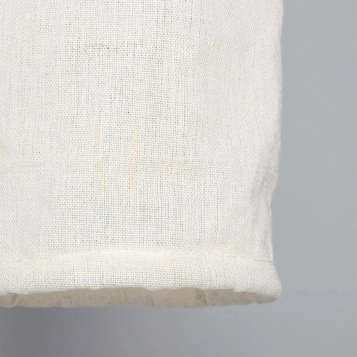 Wandlamp modern stoffen kap 'Kazu' hout textiel E27 fitting stof modern - FOIR