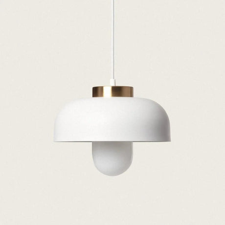 Hanglamp wit modern met goud en E27 fitting