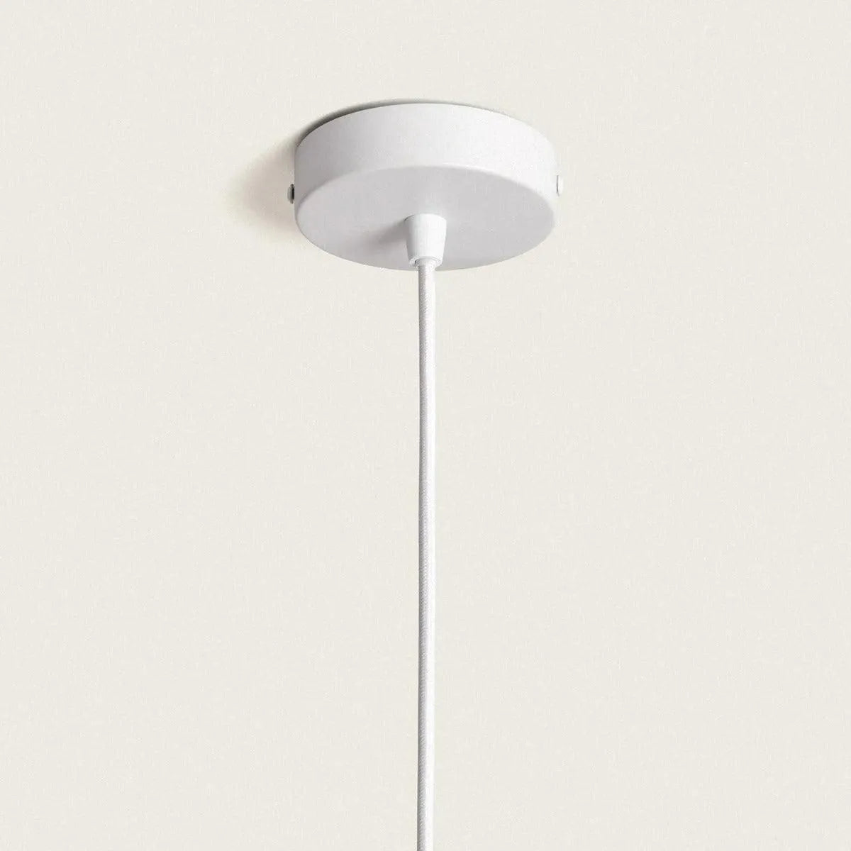 Hanglamp hout en metaal met E27 fitting 'Russel' - FOIR