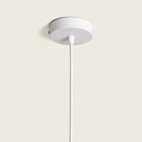 Hanglamp hout en metaal met E27 fitting 'Russel' - FOIR