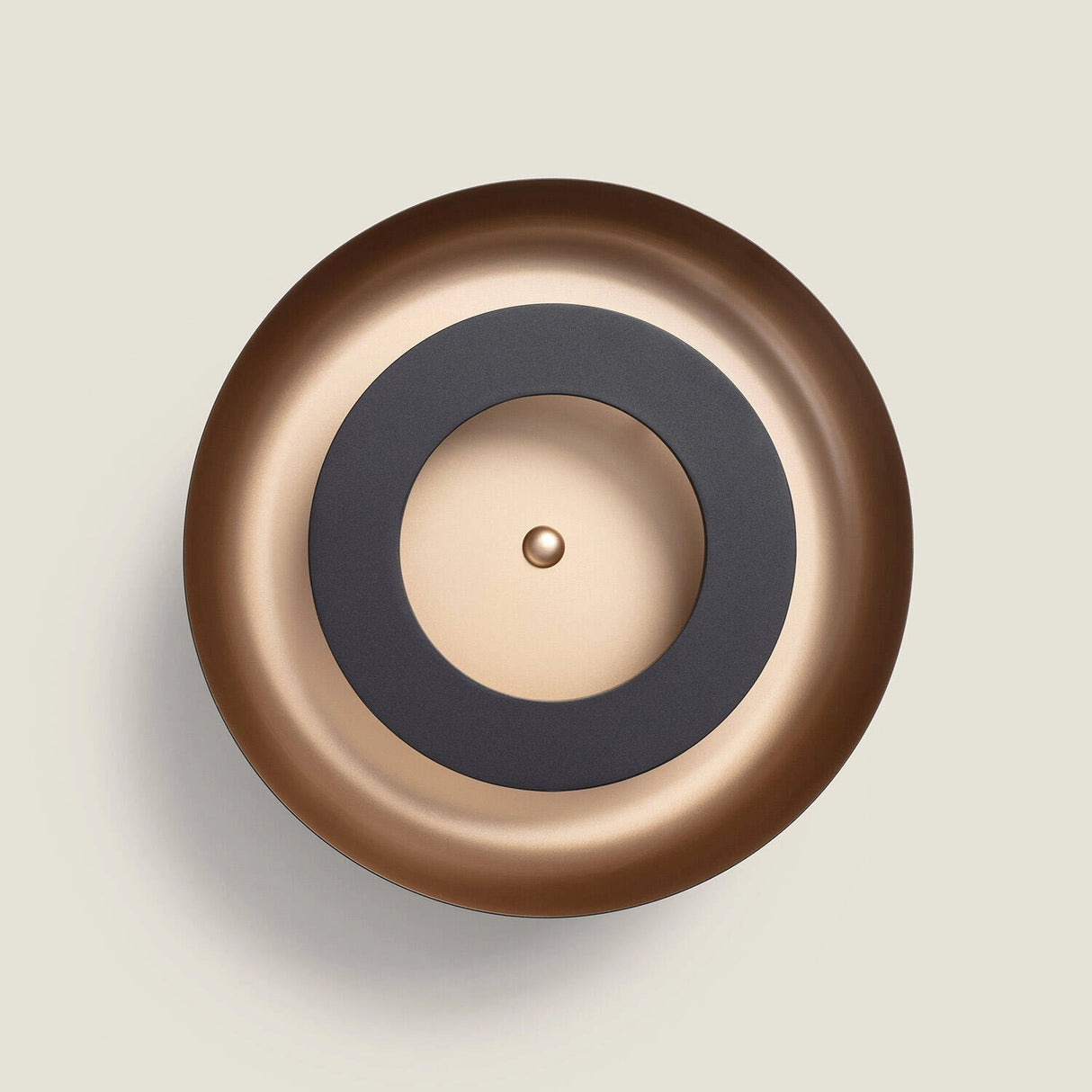 Hanglamp zwart goud led 18w 3000K 40 cm