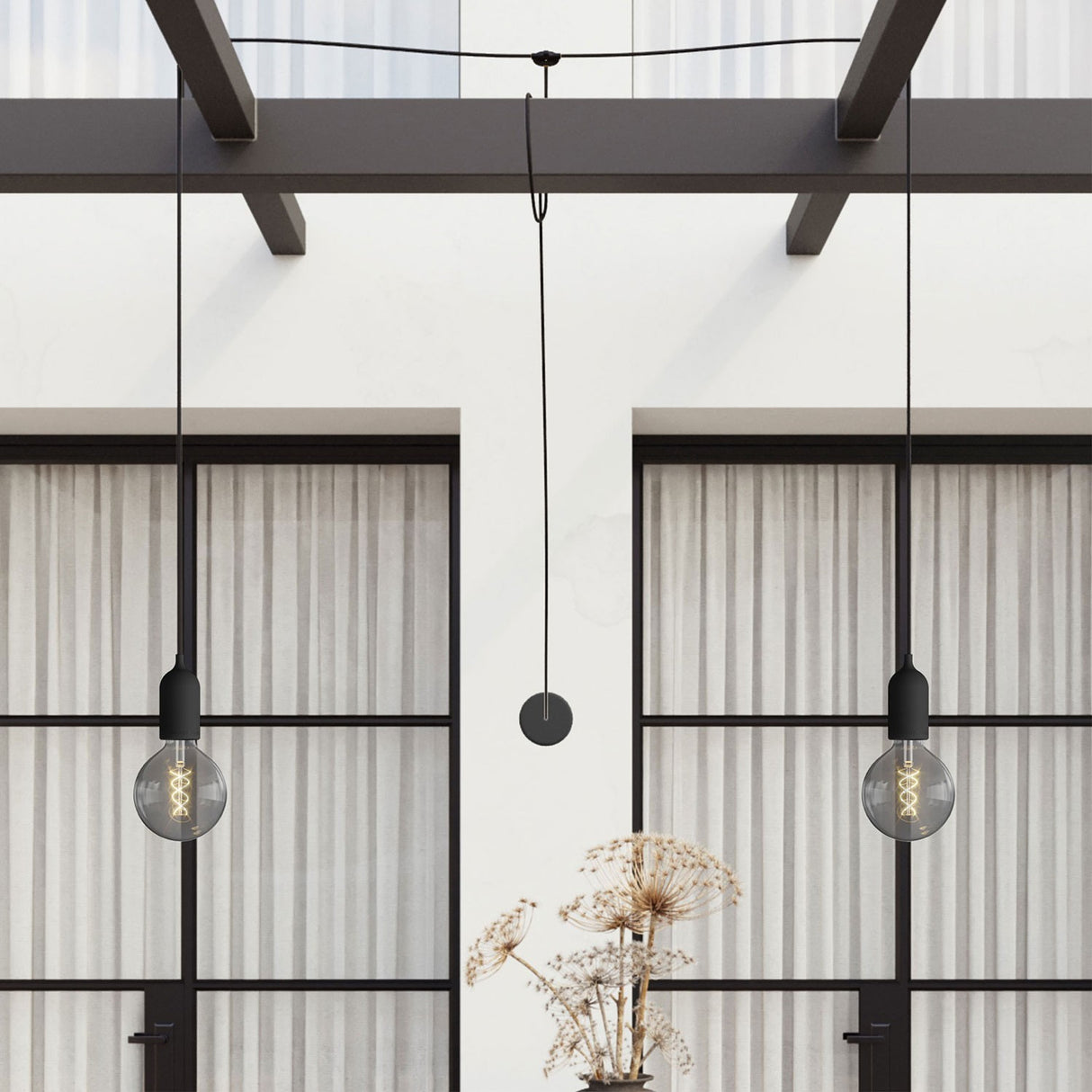 Hanglamp set buiten ip65 Zwart Losse fittingen