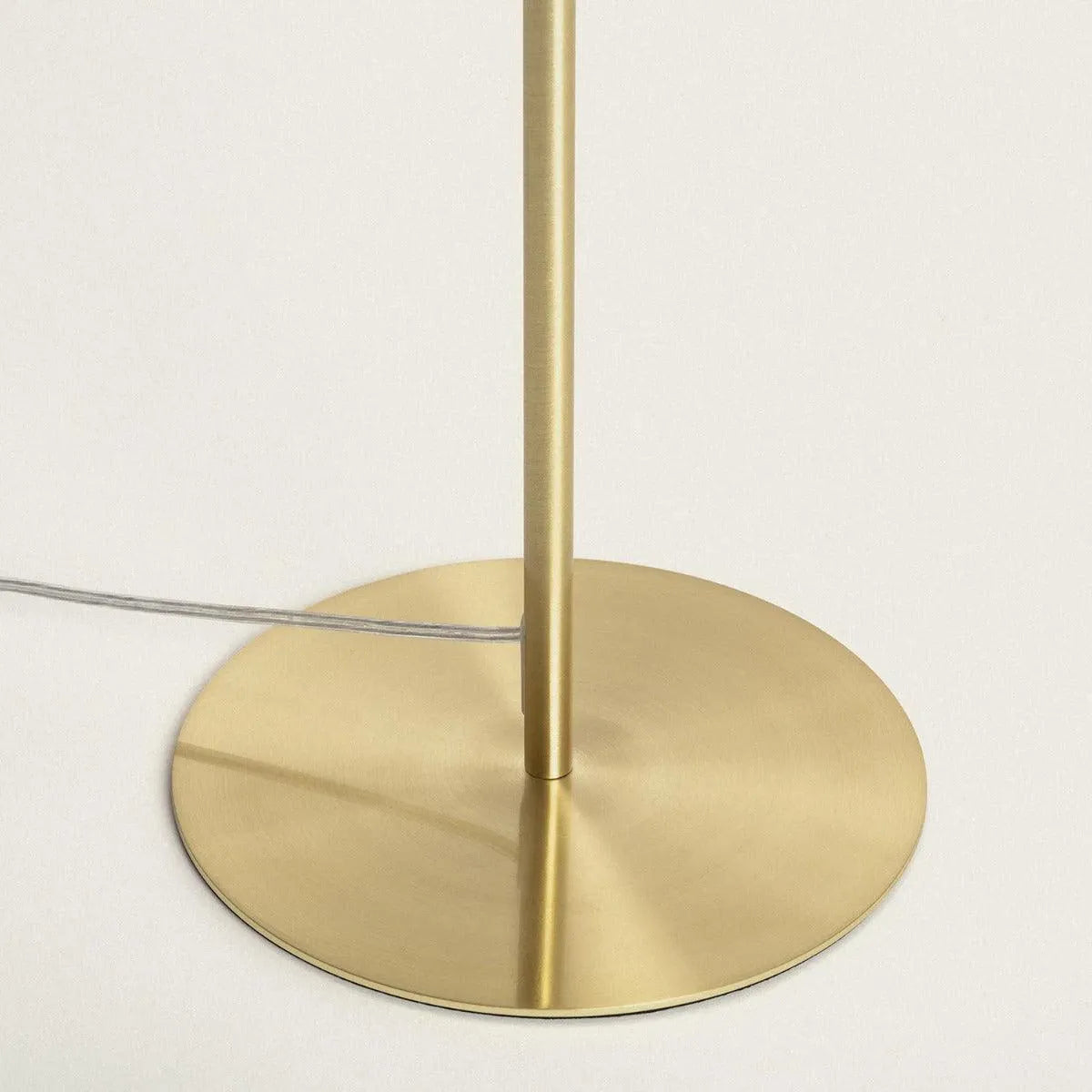 Vloerlamp goud met opaalglazen kappen 'Mono 2' 150 cm - FOIR