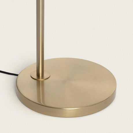 Vloerlamp goud met opaalglazen kappen E27 fittingen 'Mono 3' - FOIR