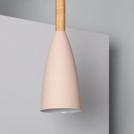 Hanglamp design met hout led lamp e27 fitting
