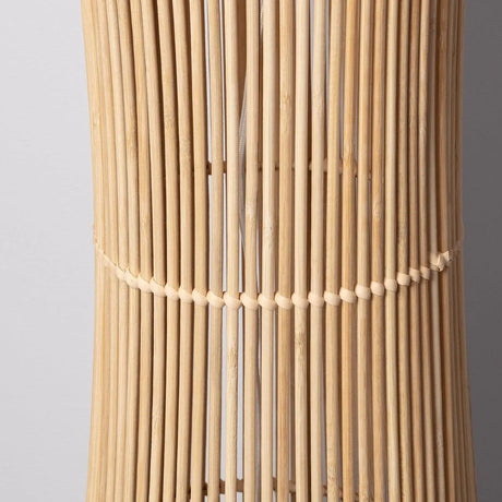 Vloerlamp hout 'Mandy' 2x E27 fitting open ontwerp 118 cm - FOIR