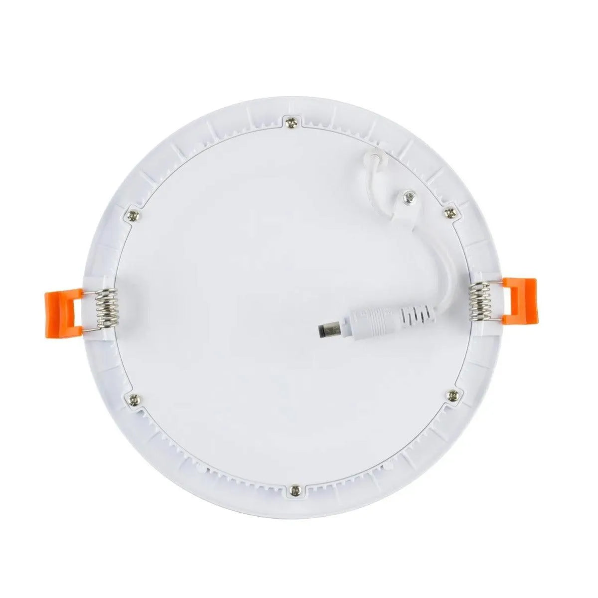 Witte inbouwspot rond led lamp 155mm warm wit