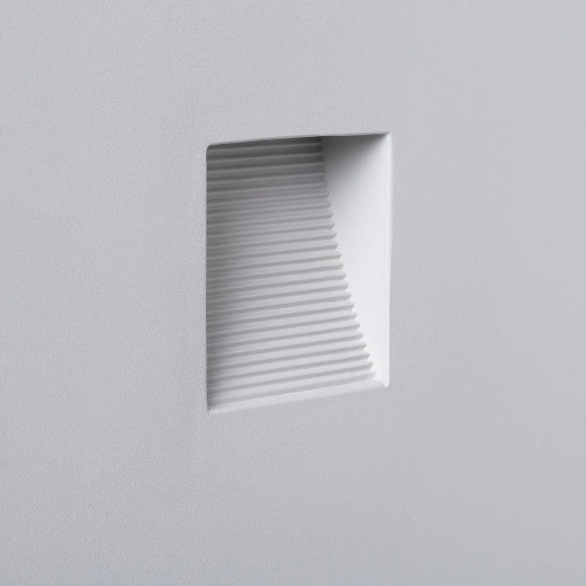 Gips inbouwspot trap verlichting stuc wit