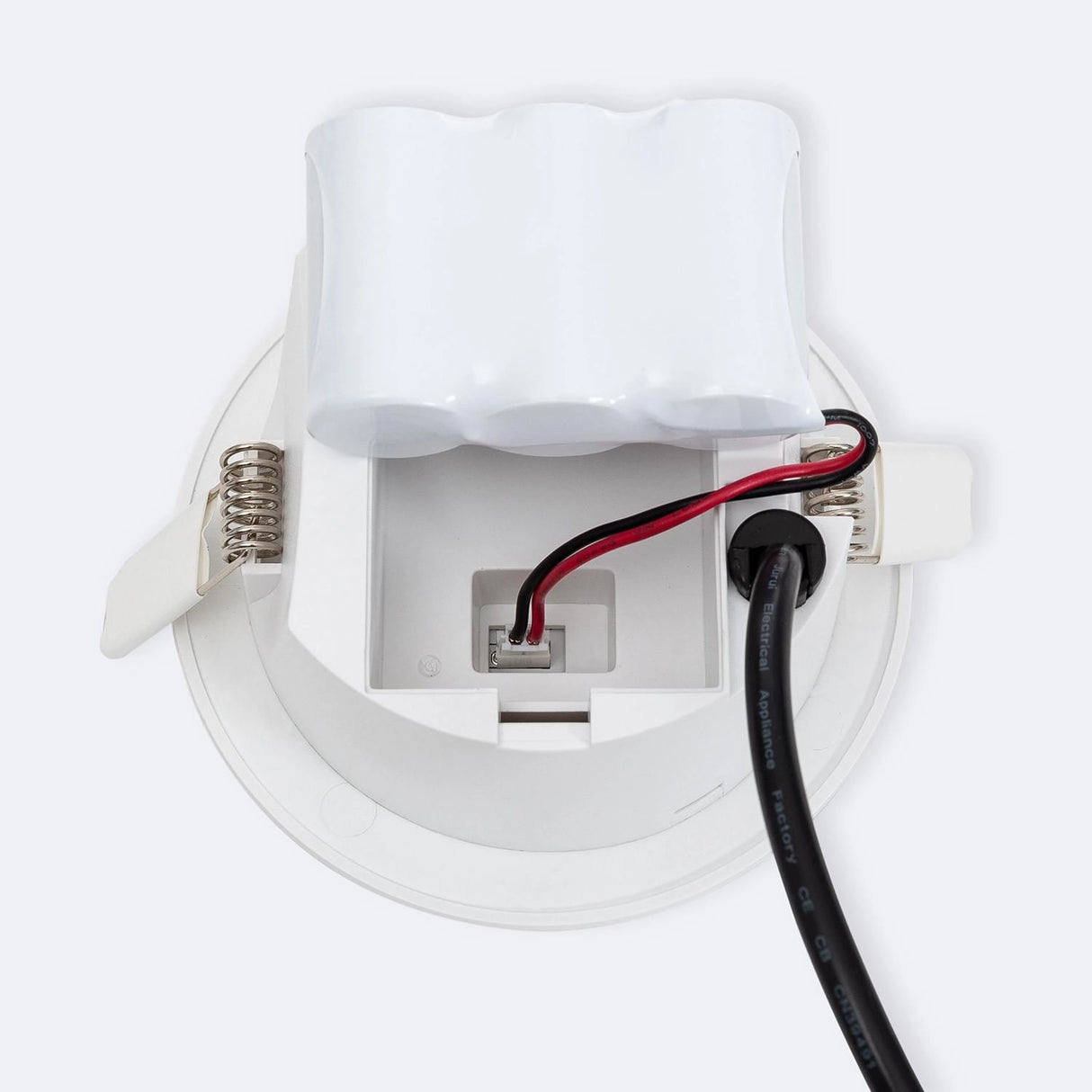 Inbouwspot noodverlichting wit 2.5w 120lm 95mm