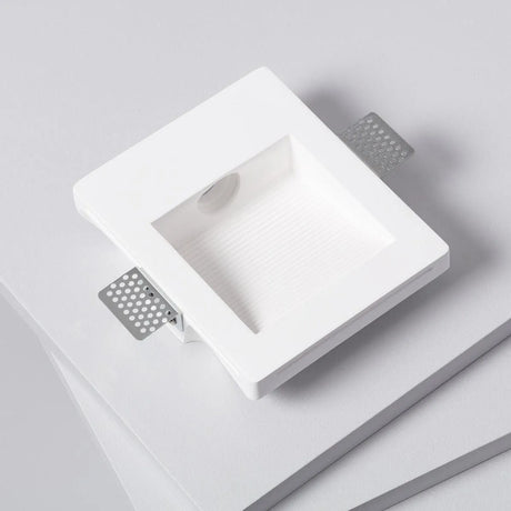 trapverlichting stuc wit Nayla inbouwspot gips