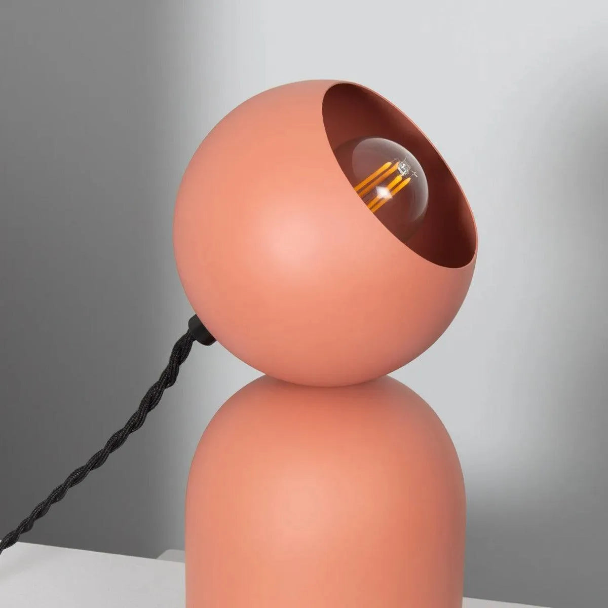 Kleine tafellamp verstelbaar met magneet E14 fitting stekker & schakelaar 'Buccho' - FOIR