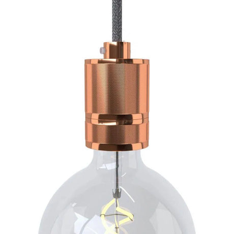 Fitting messing e27 koper gefreesd