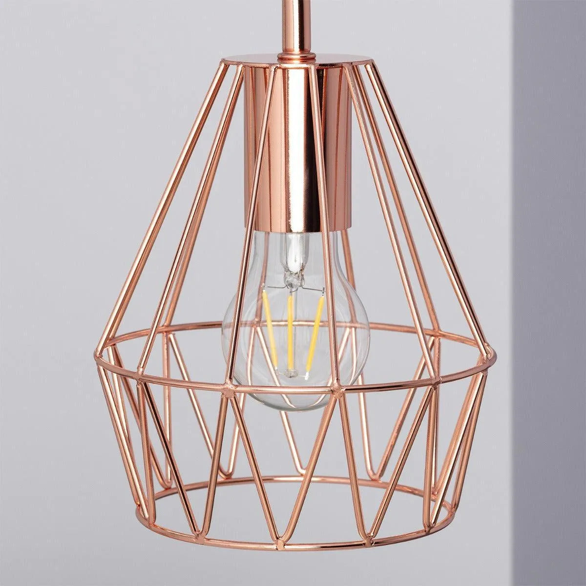 Tafellamp koper modern e27 fitting design