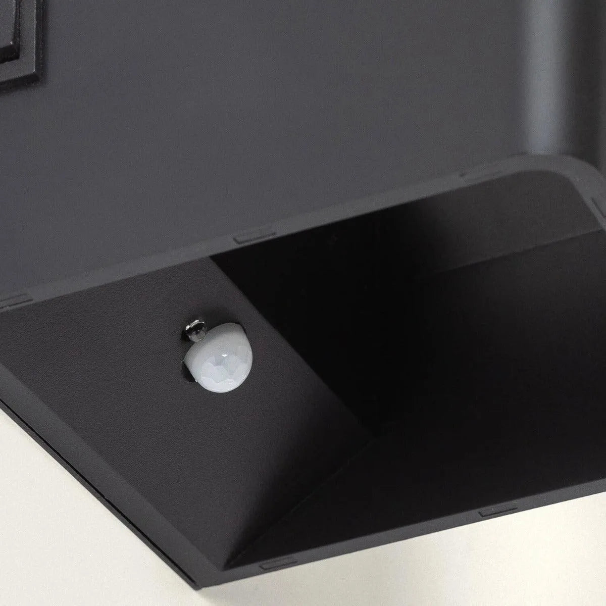 Wandlamp Kubus oplaadbaar zwart metaal 'Aria' Accu USB C 10 cm - FOIR