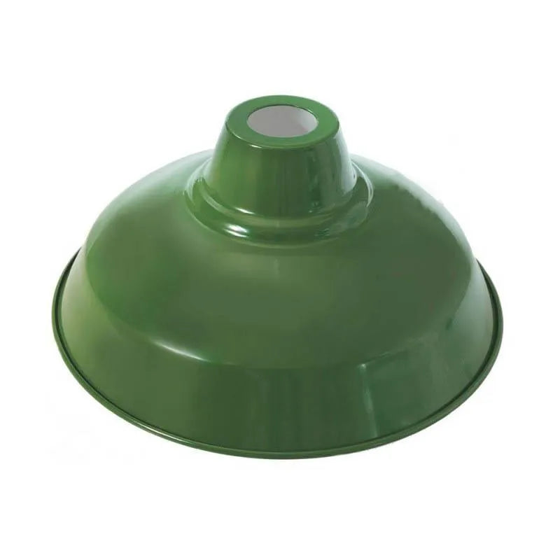 Lampenkap groen 'Harbour' industrieel gat voor e27 fitting 30 cm - FOIR