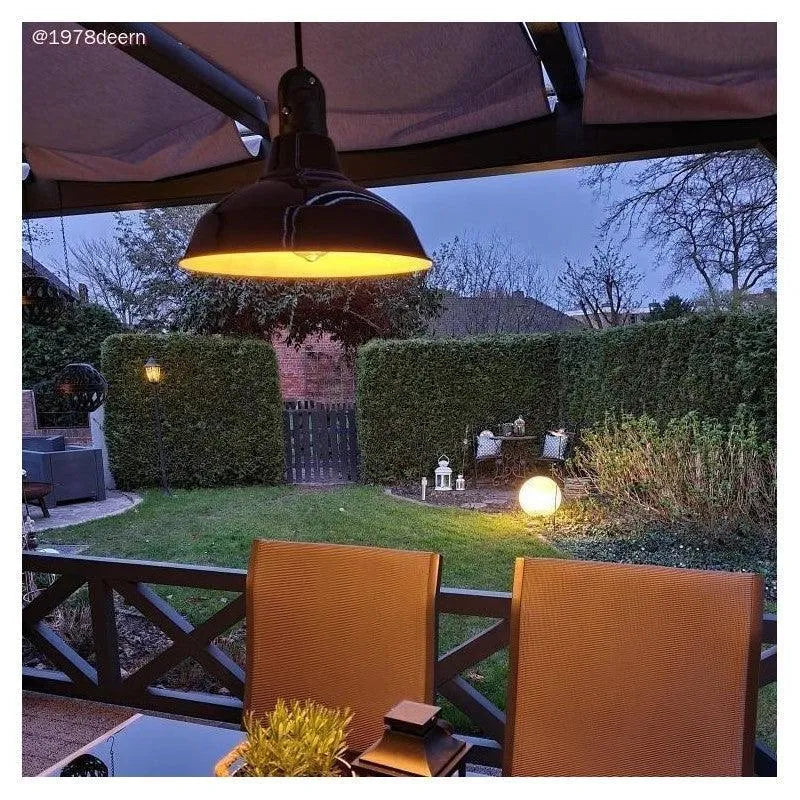 Lampenkap industrieel 'Harbour' gat E27 fitting 30 cm - FOIR