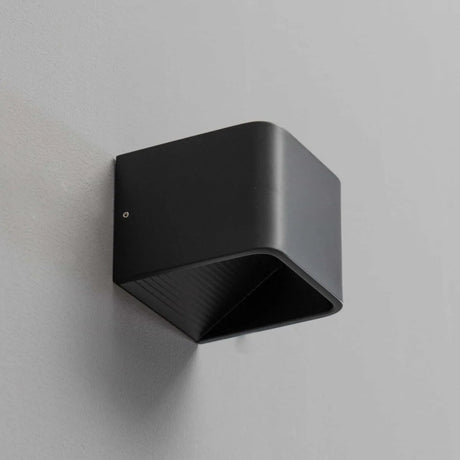 Wandlamp Quadra led zwart metaal warm wit dimbaar - FOIR