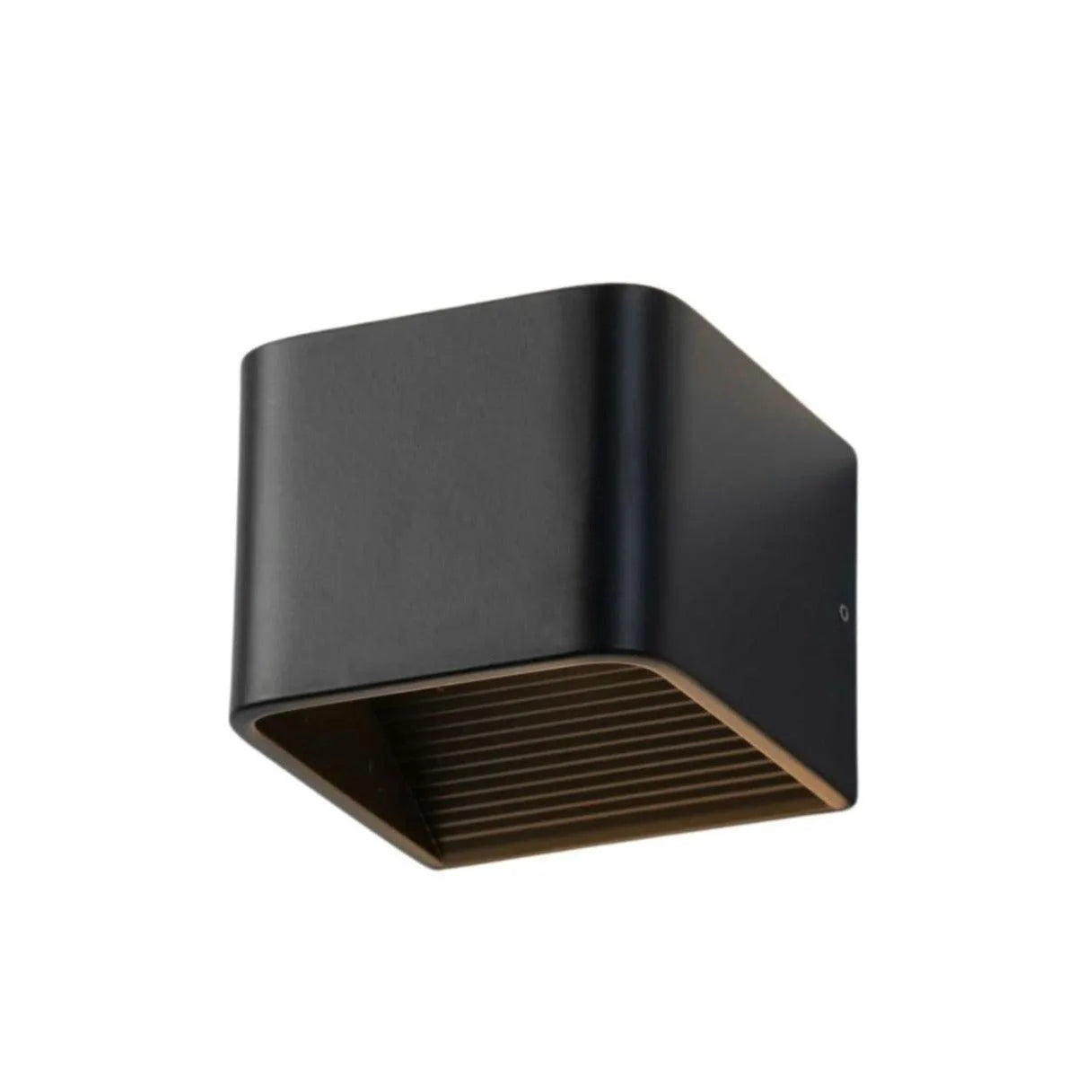 Wandlamp Quadra led zwart metaal warm wit dimbaar - FOIR