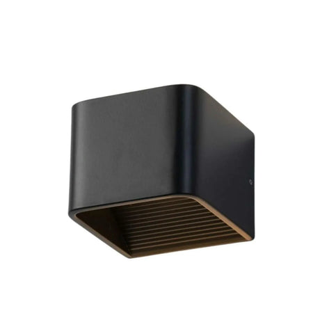 Wandlamp Quadra led zwart metaal warm wit dimbaar - FOIR