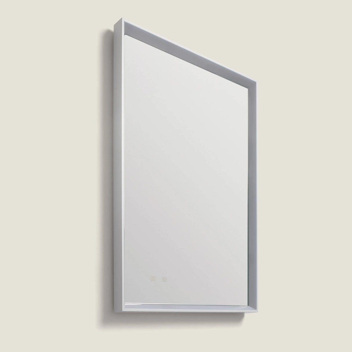 Badkamerspiegel led warm wit - neutraal - koel verwarmd 80 x 60 cm