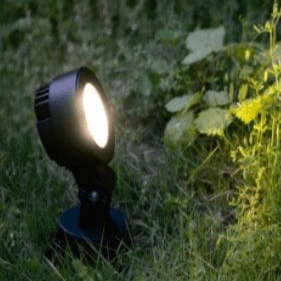 Grondspot zwart 'Largo' 3W led lamp spike modern richtbaar - FOIR