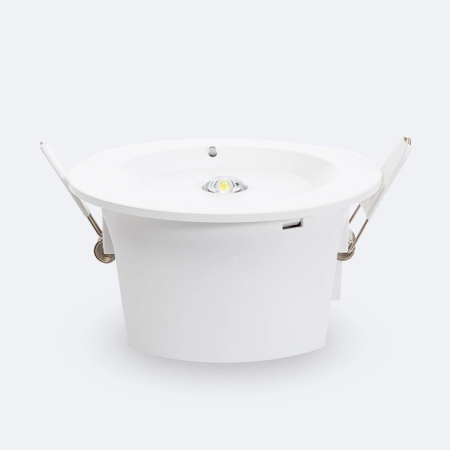 Inbouwspot noodverlichting wit 2.5w 120lm 95mm