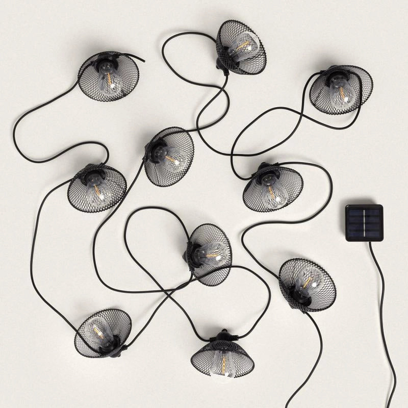 Lichtslinger zwart Solar zonne energie led 6.5 M