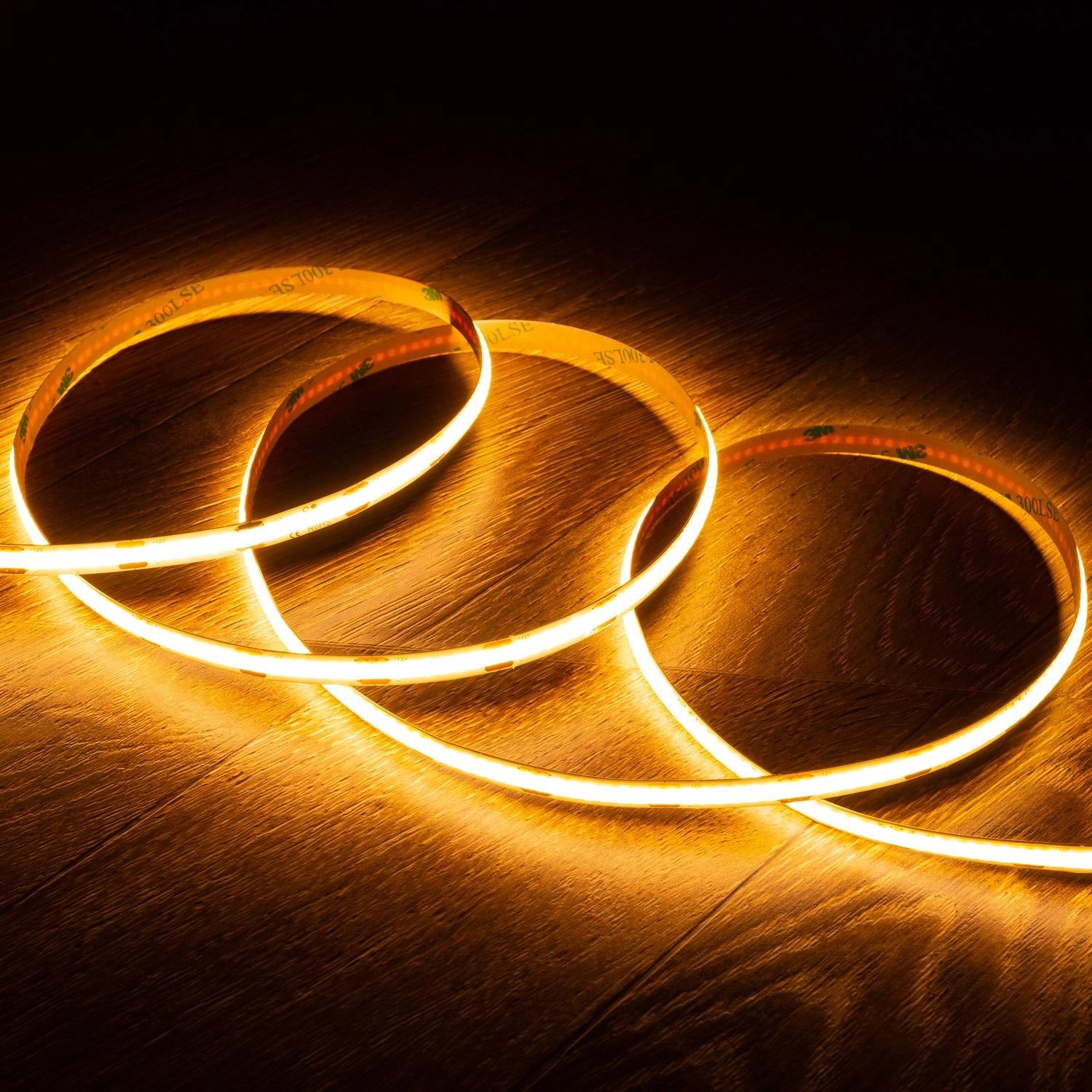 Led strip 12V 2200K (super warm wit) knippen elke 2.5cm - 5 meter lengte (dimbaar)