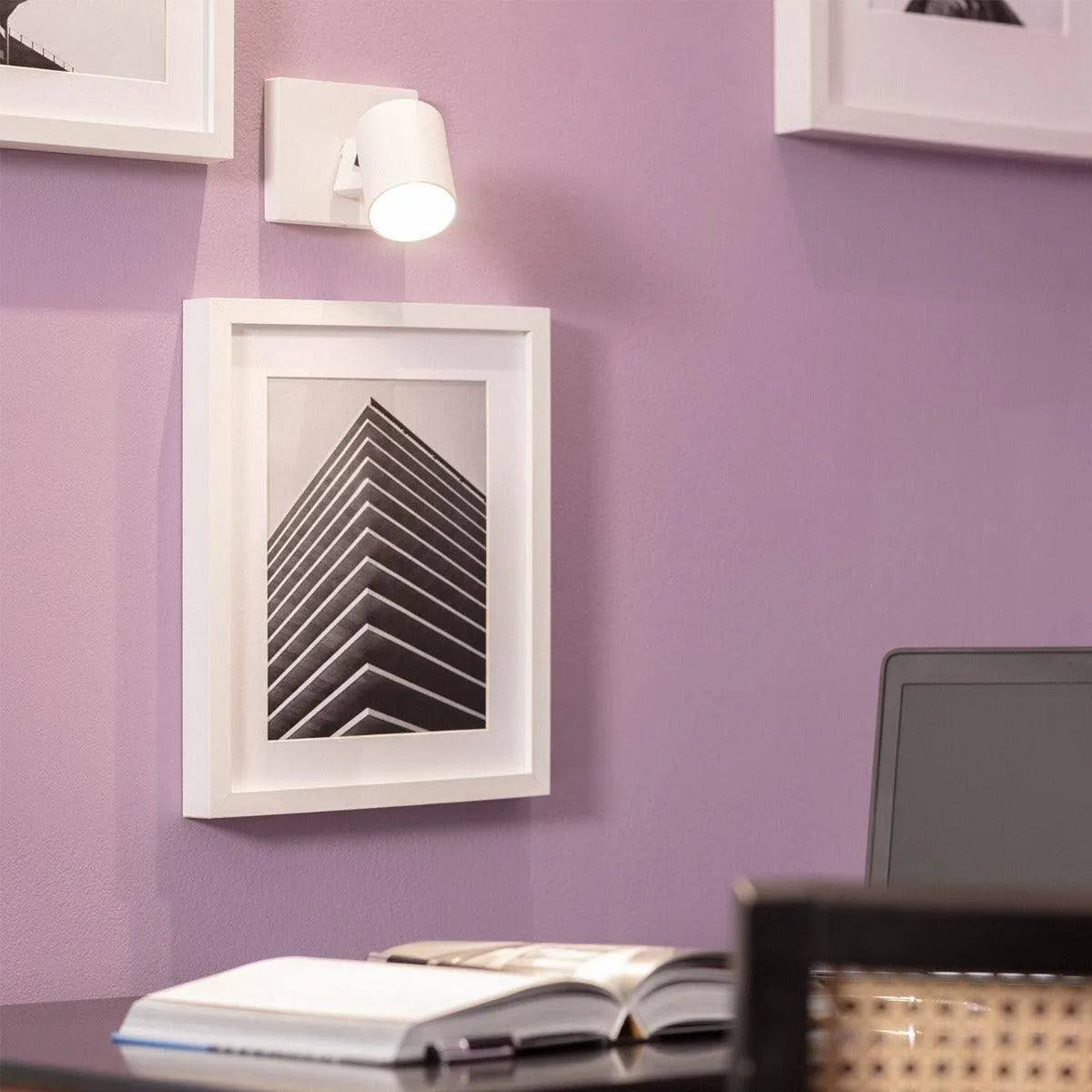 Wandspot wit verstelbaar gu10 led lamp modern