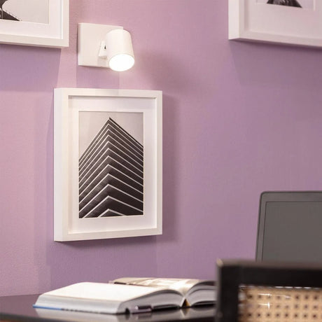 Wandspot wit verstelbaar gu10 led lamp modern