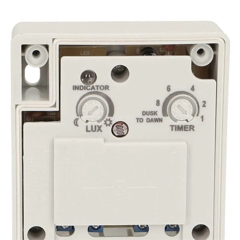 Twilight lichtsensor voor buiten modern wit, schemersensor voor aan de gevel