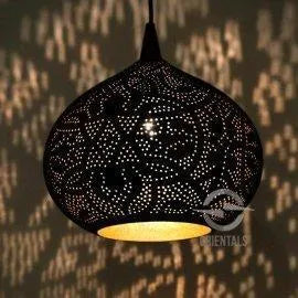 Hanglamp oosters metaal e27 fitting oosters filigrain