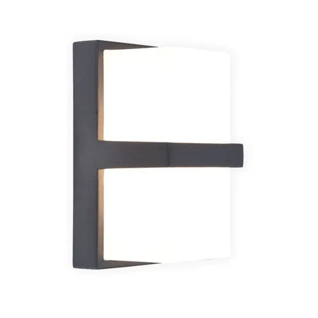 Buitenlamp zwart led Stella gevelverlichting donkergrijs gevelverlichting 19 cm - FOIR