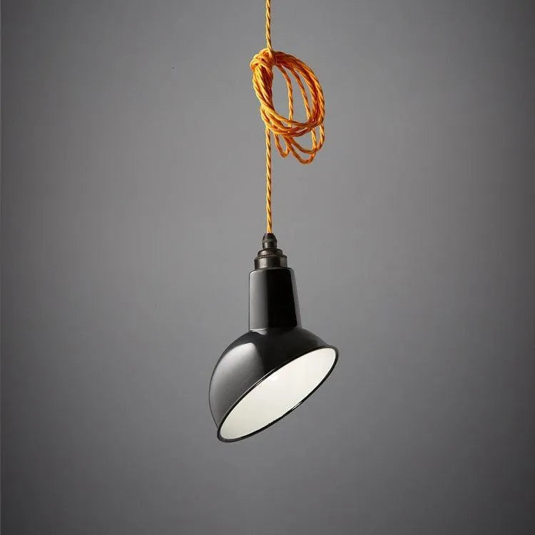 Lampenkap industrieel e27 fitting Nostalgia Lights nacht zwart lamp