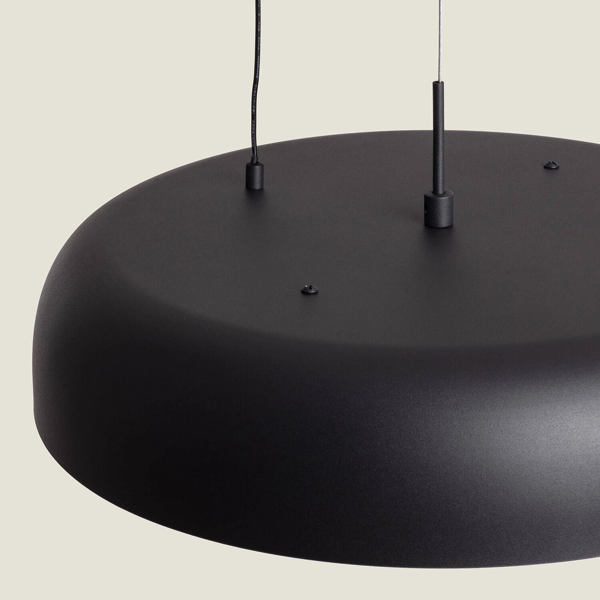 Hanglamp zwart goud led 18w 3000K 40 cm