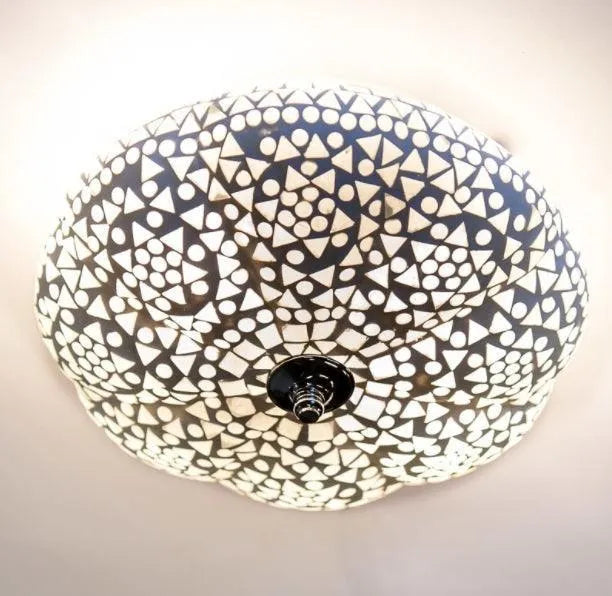 Oosterse plafondlamp mozaiek led lamp badkamer