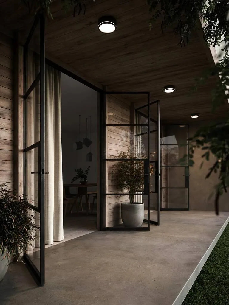 Nordlux ava zwart plafondlamp modern 200mm