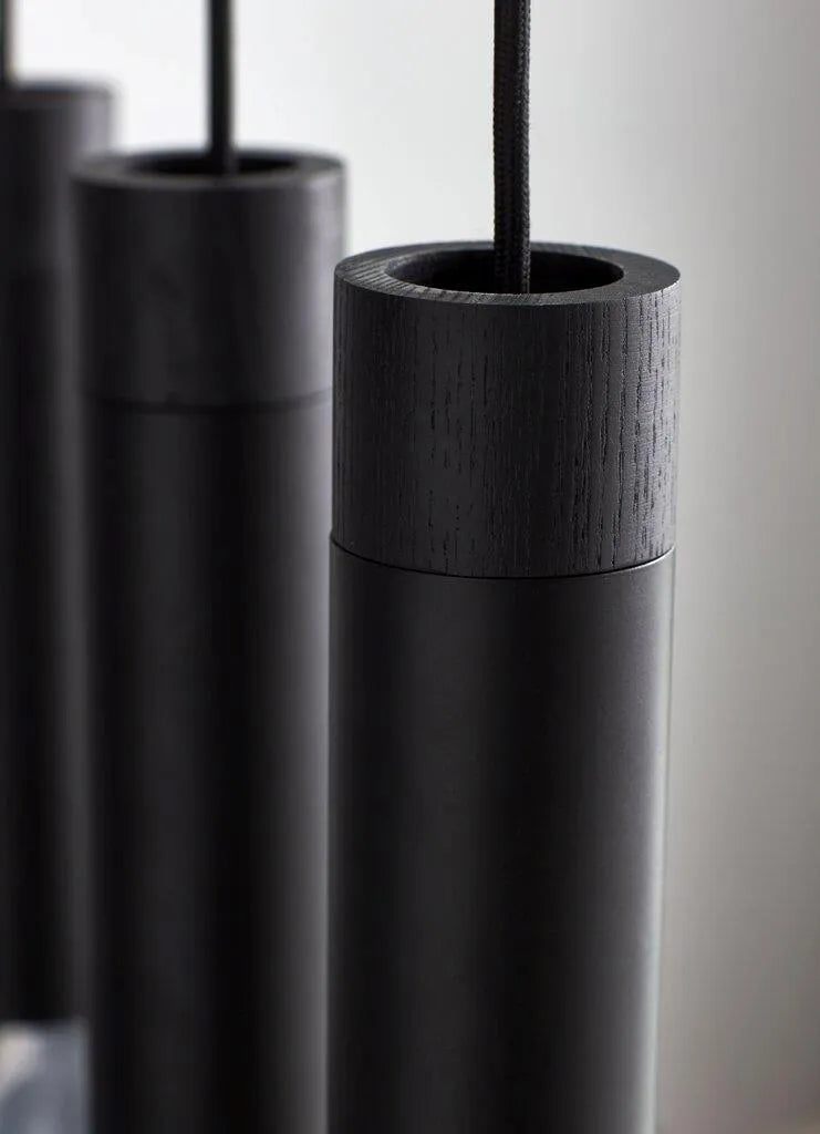 Hanglamp hout eettafel Nordlux tilo zwart hanglamp gu10 zwart hout metaal