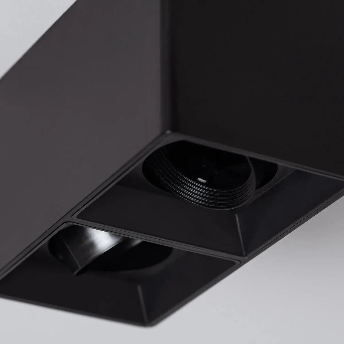 Opbouwspot gu10 led lamp zwart verstelbaar