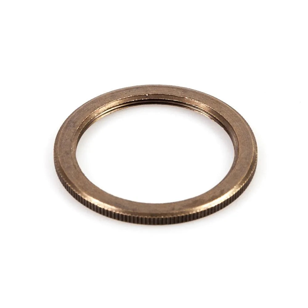 Oud engels messing ring voor lampenkappen rond