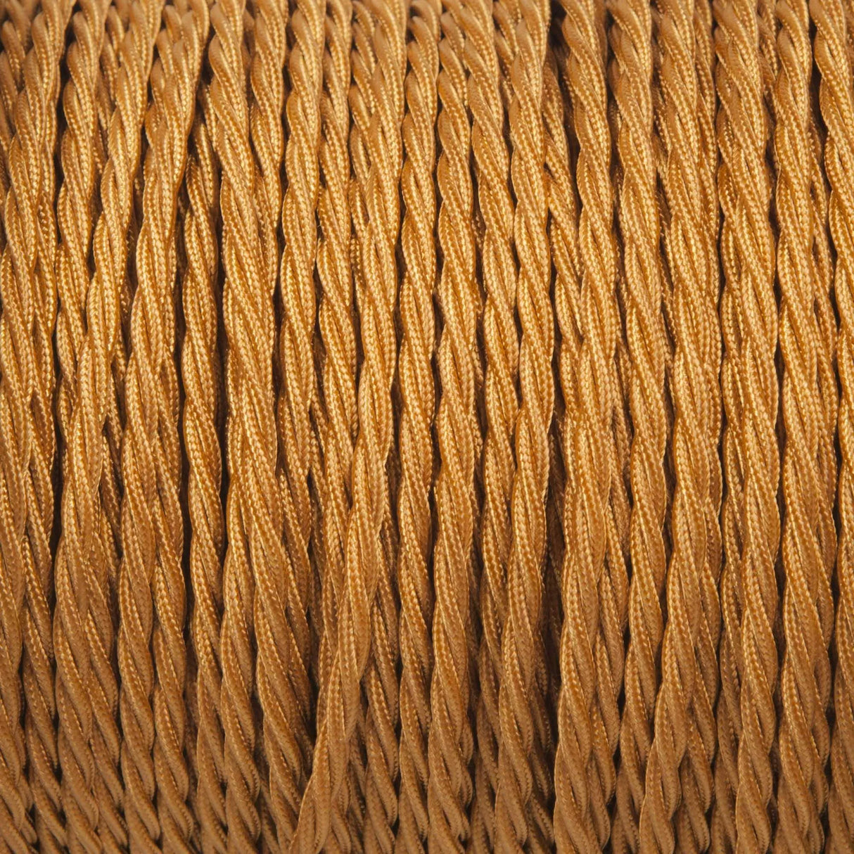 Oud goud gevlochten strijkijzersnoer stoffen snoer 3 aderig