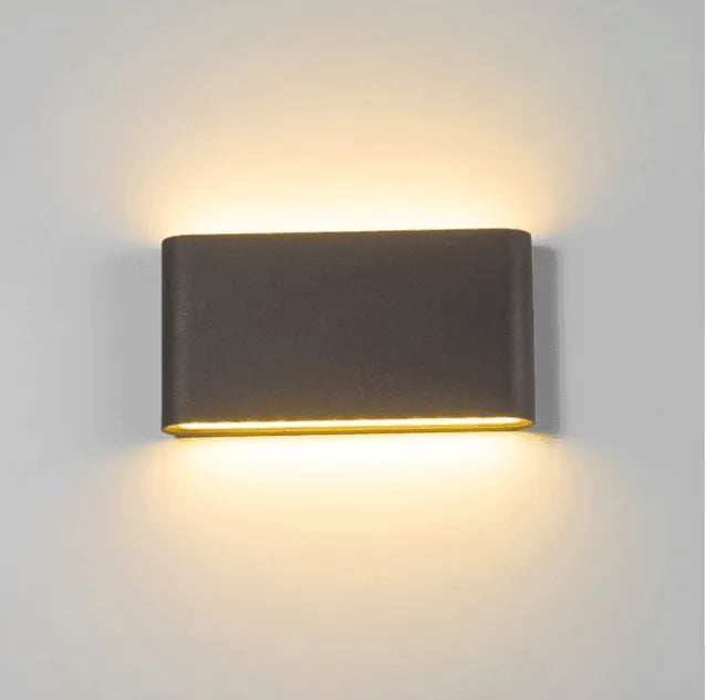 Ovale wandlamp gevelverlichting modern