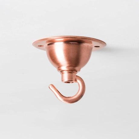 Plafondhaak koper rond led lamp design
