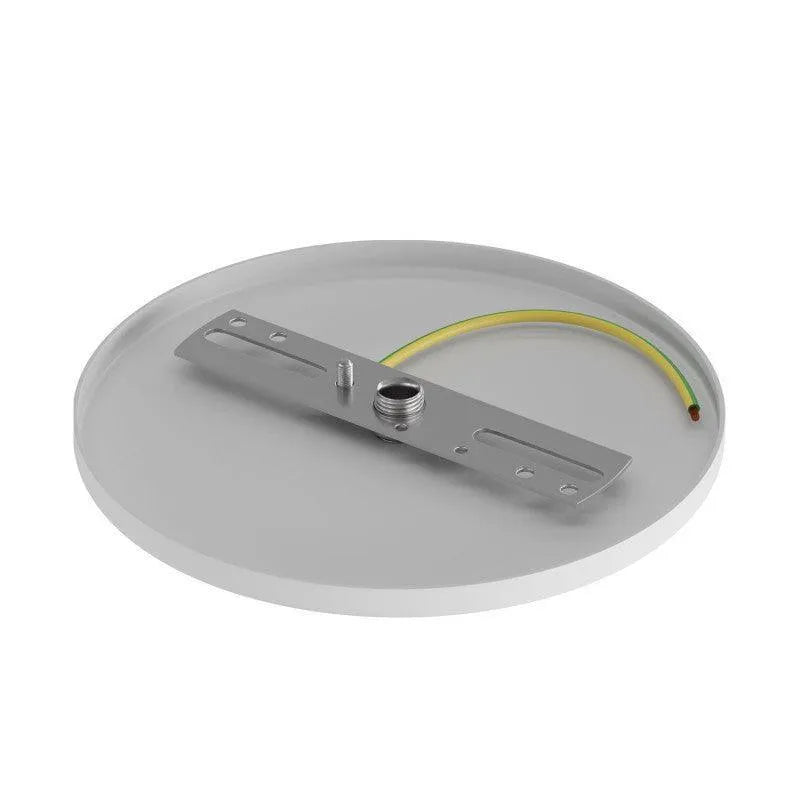 Plafondkap 1 uitgang flush metaal rond 126mm