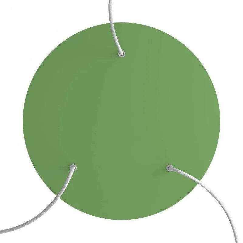 plafondkap groen rond 3 uitgangen 400mm