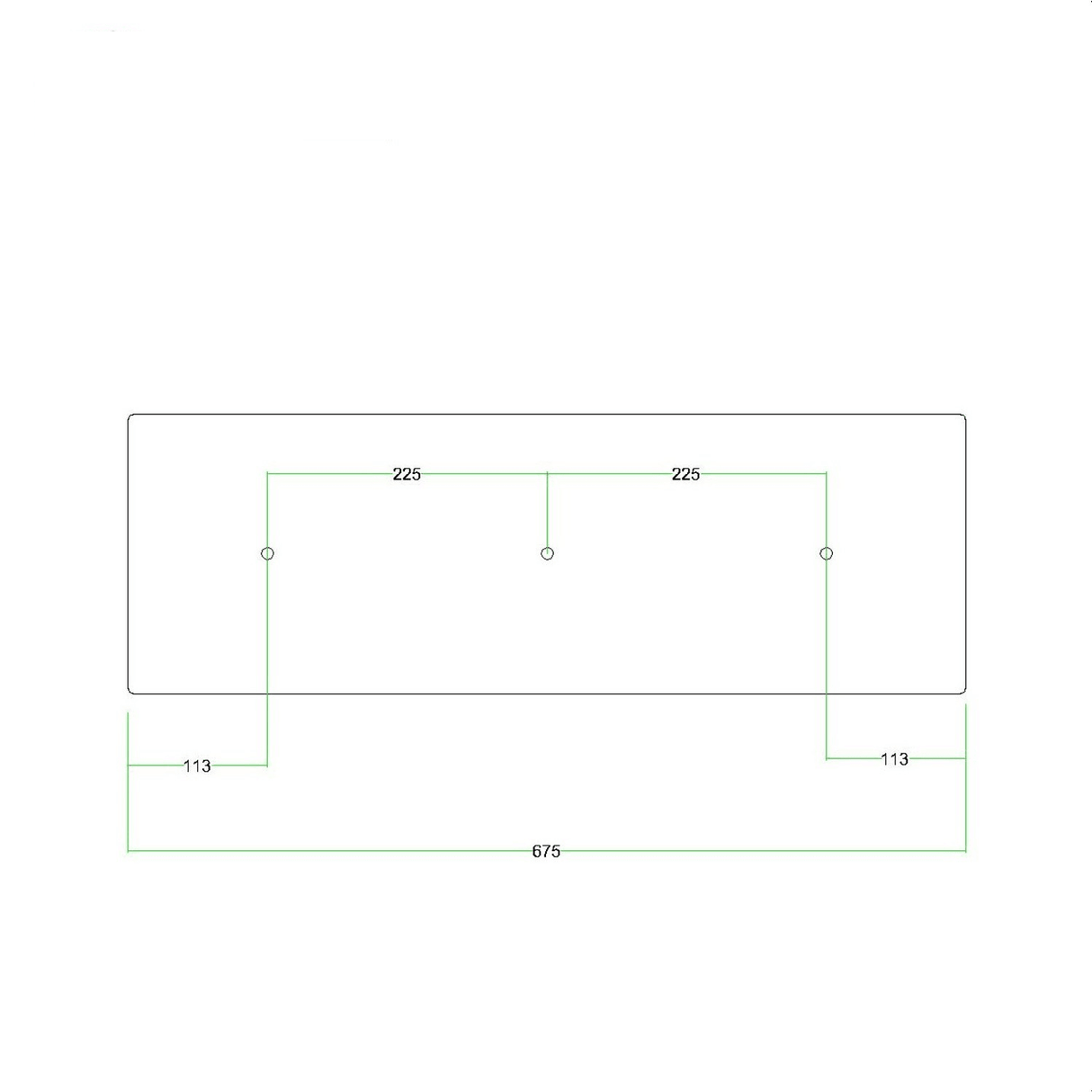 Plafondplaat zwart metaal 3 lampen snoeren zwart groot 68 cm - FOIR