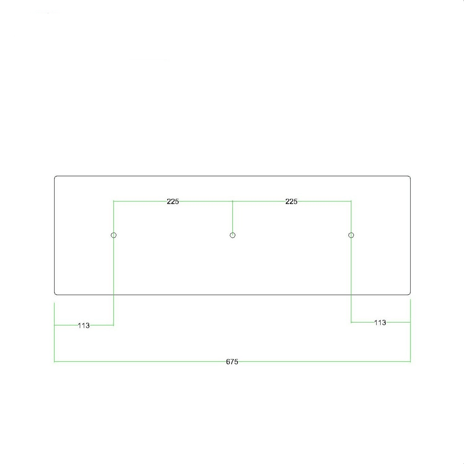 Plafondplaat zwart metaal 3 lampen snoeren zwart groot 68 cm - FOIR