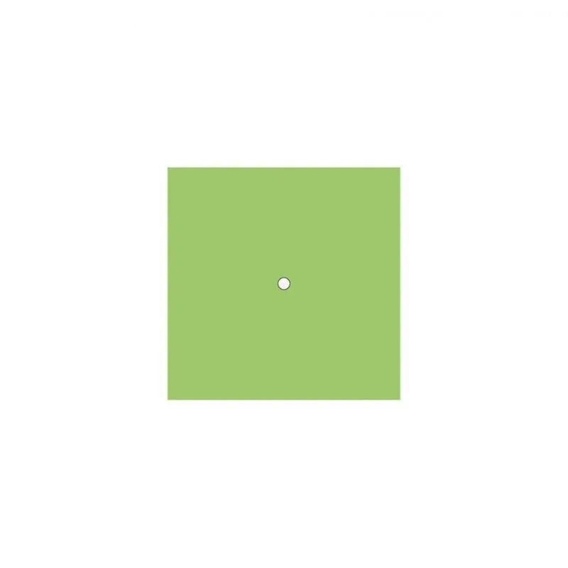 Plafondkap vierkant lichtgroen 1 uitgang 200mm - FOIR